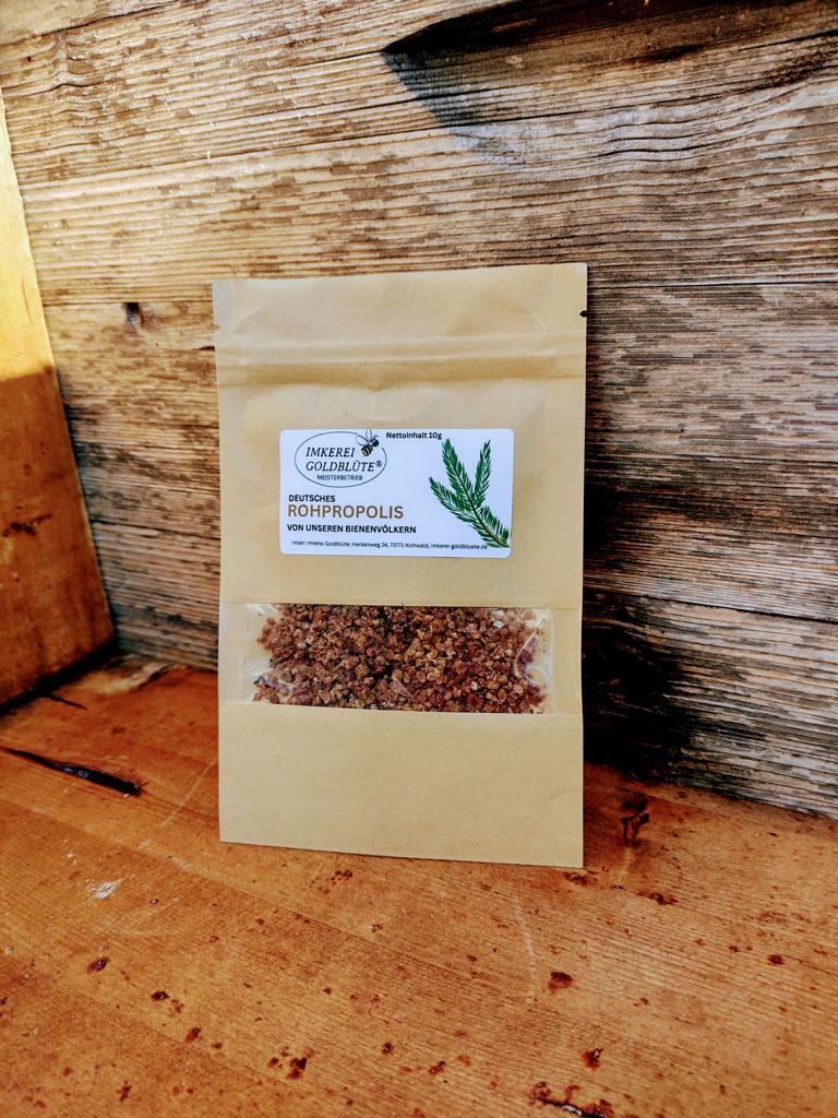 Rohpropolis - aus Deutschland 1 Rohpropolis fertig verpackt für den Verkauf
