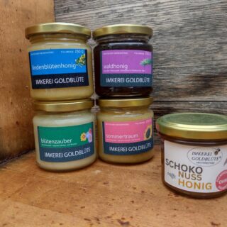 Das Beste aus dem Bienenvolk - Honig direkt vom Imker 7 Probierpaket Extra Gold ♥️